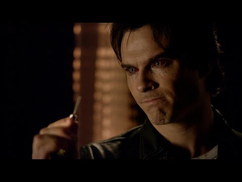 TVD 6x6 - Elena wants to see Damon, the hunters attack and kidnap him in her dorm | Delena Scenes HD