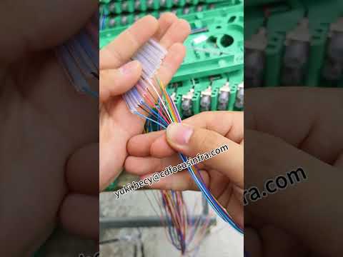 Fiber Optic Splice Protector #fiber #fibersplicing #heatshrink #splicer