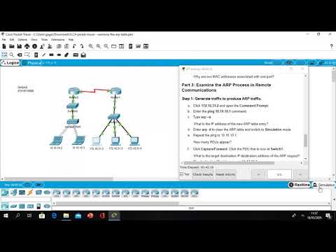 CCNA R&S || Moduls 9.2.9 || Packet Tracer || Examine The ARP Table