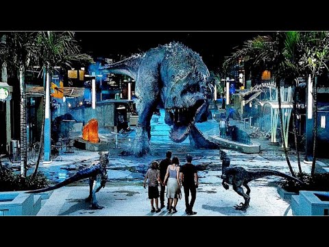 Jurassic World - Indominus Rex vs T Rex (2015) Movie Clips - 8K Movie