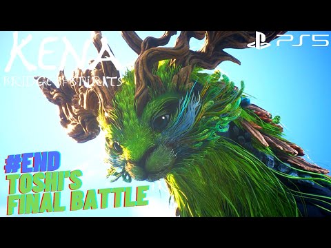 Final Battle Against Corrupt Toshi & Rod God - Kena Bridge of Spirits Walkthrough END | PS5