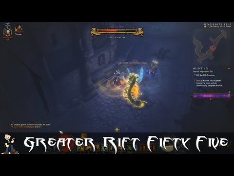 [24] Diablo 3 Hardcore Season 9 Monk - Greater RIft 55  - No Commentary