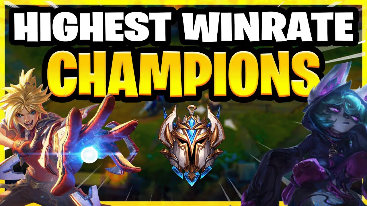 HIGHEST WINRATE CHAMPIONS in Wild Rift! WILD RIFT GUIDE!