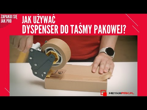Dyspenser do taśmy pakowej | Jak założyć taśmę klejącą? - zdjęcie