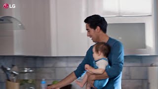 LG 635L InstaView Door in Door™ Side by Side (Matte Black Steel), Energialuokka E, Vesi/jää vesijohtoliitännällä, Smart Diagnosis™ - Wi-Fi-yhteys, play video, GSXV90MCAE, thumbnail 2