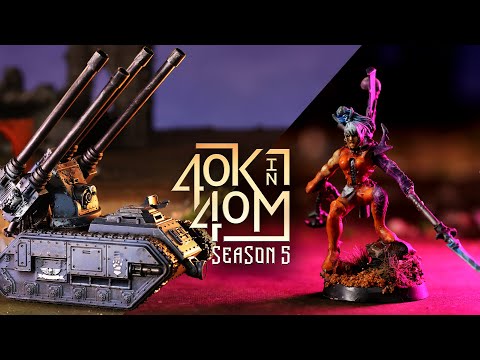 Drukhari Skysplinter Assault vs Astra Militarum. #new40k in 40m