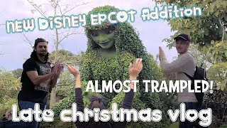 ALMOST TRAMPLED AT D I S N E Y | NEW EPCOT ADDITION