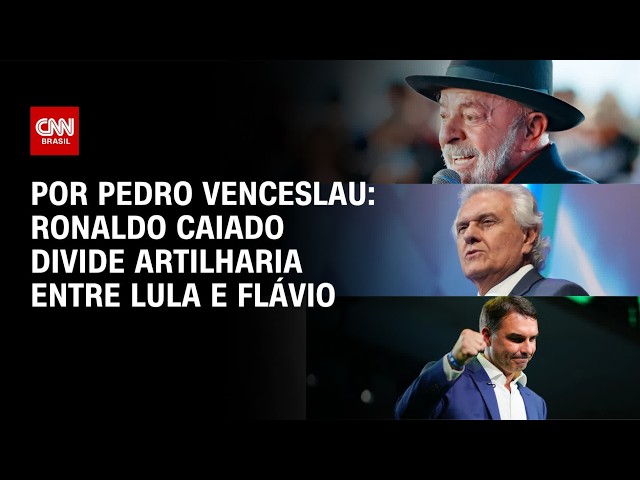 Análise: Ronaldo Caiado divide artilharia entre Lula e Flávio | AGORA CNN
