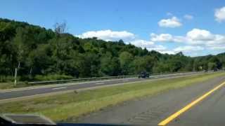 preview picture of video 'Presidential motorcade on I81S from Binghamton to Scranton'
