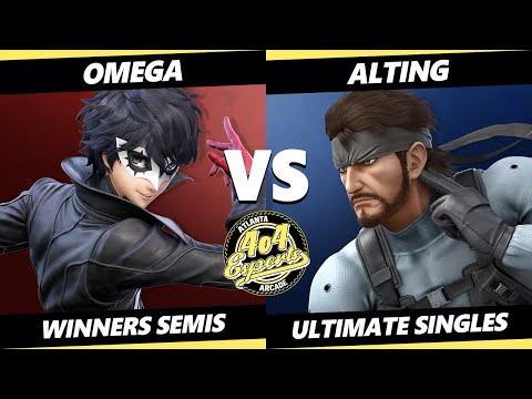 4o4 Smash Night 37 Winners Semis - omega (Joker) Vs. Alting (Snake) SSBU Ultimate Tournament