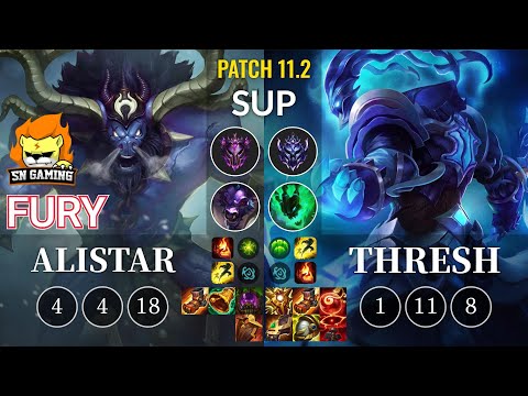 SN Fury Alistar vs Thresh Sup - KR Patch 11.2