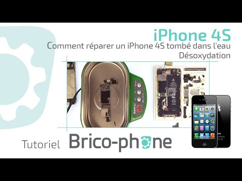 comment reparer iphone tombé dans l'eau