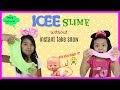 ICEE SNOW SLIME TUTORIAL ♥ EASY WITH NO INSTANT FAKE SNOW POWDER