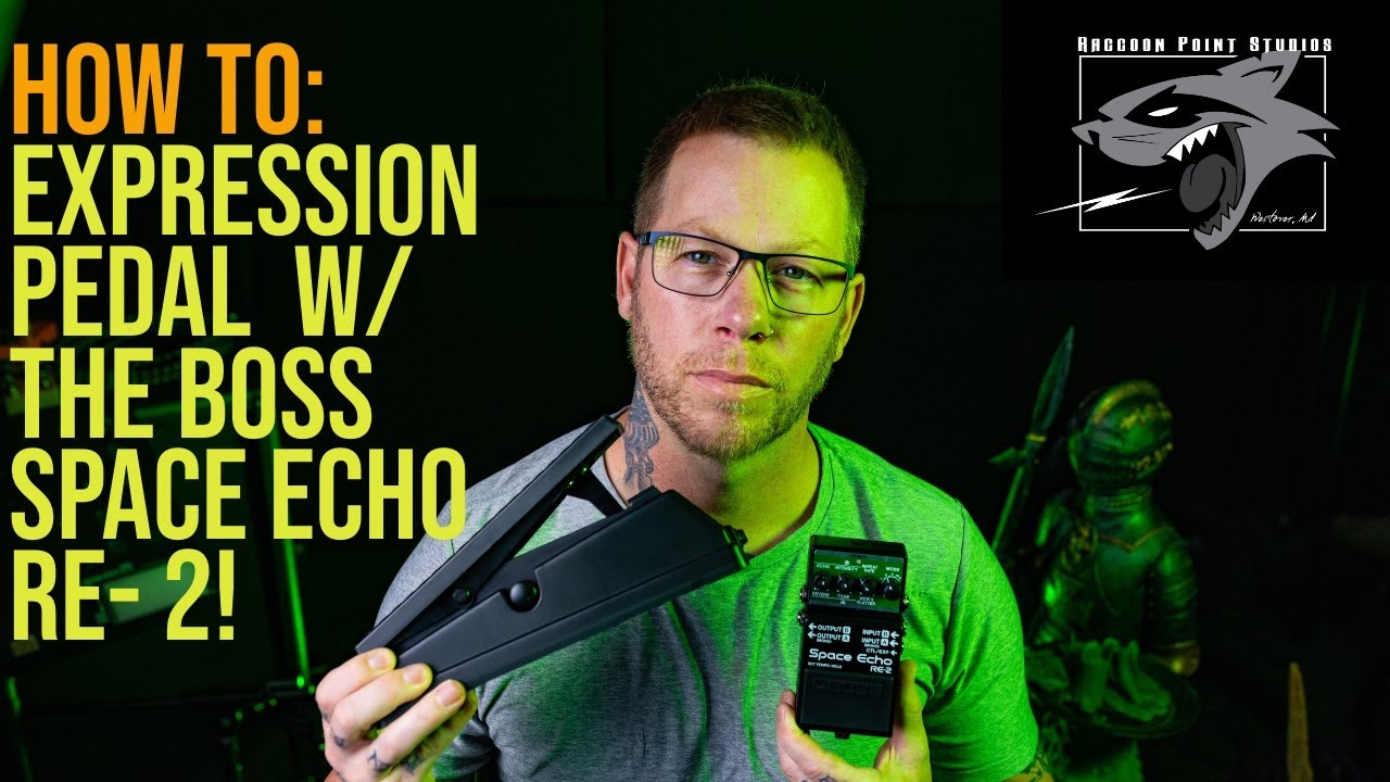 Boss Space Echo RE-2: How to Connect and Use an Expression Pedal