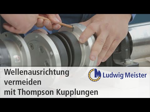 Wellenausrichtung vermeiden mit Thompson Kupplungen