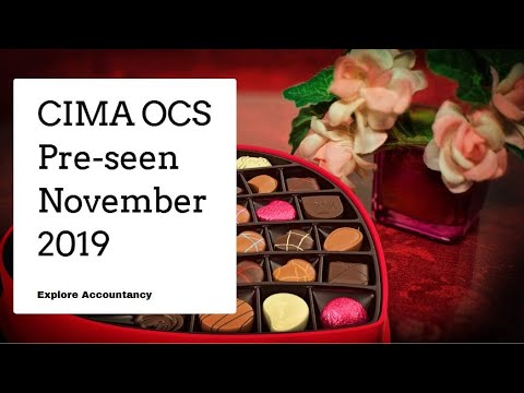 CIMA OCS November 2019 Pre-seen and resources 📗📚📙