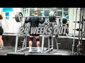 I Squatted Until I Couldn't see// 24 Weeks Out// Vlog