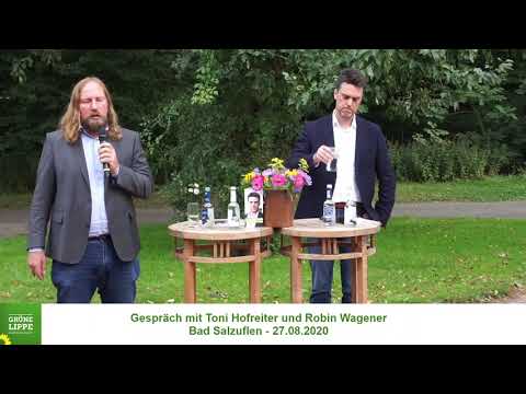 Toni Hofreiter und Robin Wagener in Bad Salzuflen