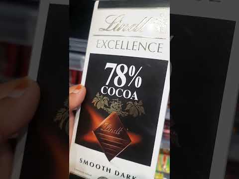 Lindt Excellence 78%Cocoa chocolate #lindt #darkchocolate #foodreview #uniquefood #uniqueshorts #uae