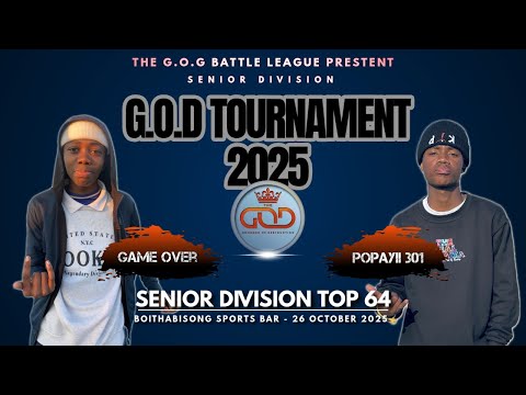 Game Over VS Popayii 301 (TOP 64) | The G.O.D Tournament 2025