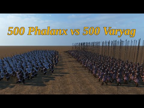Phalanx Mod | 500 Phalanx vs 500 Varyag [Bannerlord]