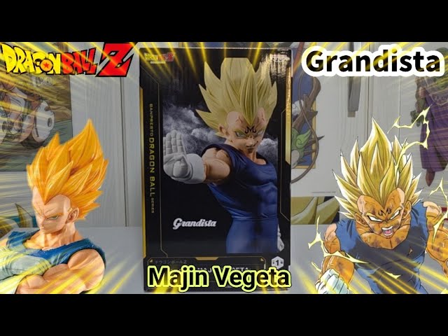 Vídeo relacionado con Banpresto Figura de Accion Majin Vegeta Dragon Ball Z - Grandista 31cm - BP30054P Multicolor - Figura Coleccionable - Ideal para los fanáticos del Anime