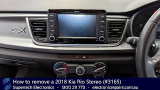 How to remove a 2018 Kia Rio Stereo (#3165)