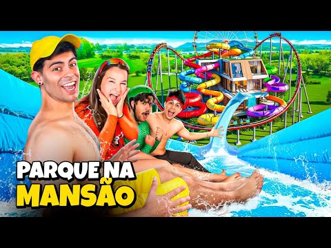 FIZEMOS UM PARQUE AQUATICO DA LIGA MISTÉRIO