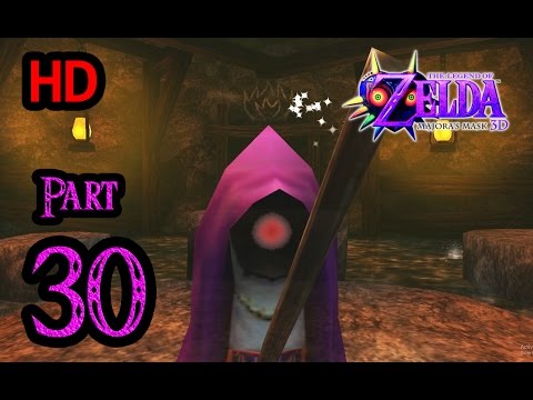 Zelda Majora's Mask 3D 100% Walkthrough 1080p HD Part 30 - Secret Shrine - Great Fairy's Sword