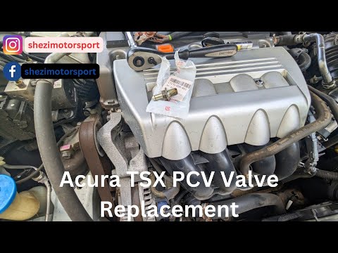 2009 - 2014 Acura TSX PCV Valve Replacement for Oil Burning Issue