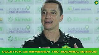 Eduardo Barros fala após a 3ª rodada do Mato-grossense 2026 - Mixto x CUIABÁ