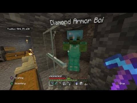 Minecraft- Zombie with full diamond armor