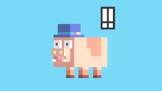 How To Unlock The “BIG FANCY PIG” Character, In The “PARTY” Area, In CROSSY ROAD! 🐷