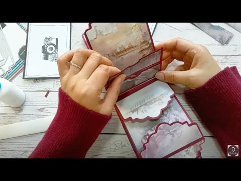 NEW RELEASE | 10CMX15CM Handmade Album Tutorial - #Alinacutle® #AlinaCraft #handmadecards