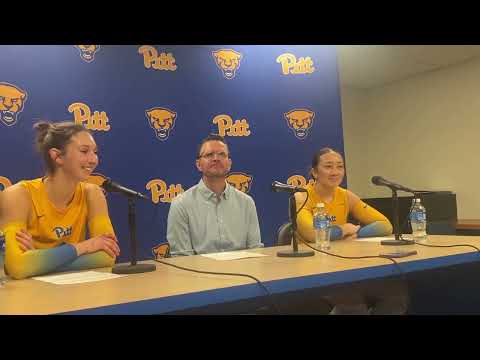 No. 3 Pitt Volleyball Presser After Sweeping Virginia