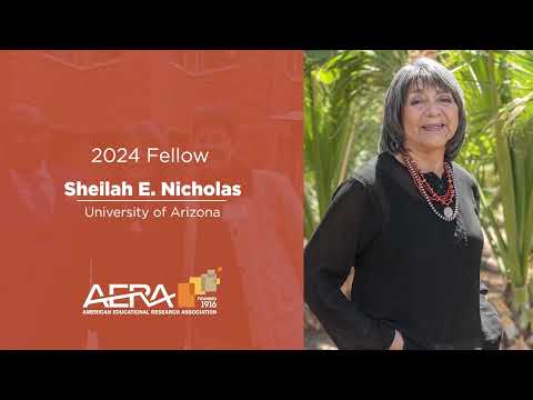 2024 AERA Fellows - Sheilah E. Nicholas