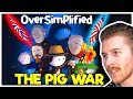 Californian Reacts To The PIG WAR Oversimplified Reaction