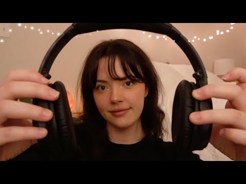 ASMR with Noise Canceling Headphones |  personal attention with gentle sounds