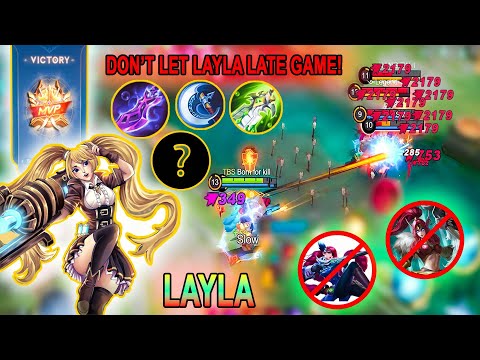 Don't let Layla late game - Crazy damage Layla hyper ~ Layla the best mm mlbb