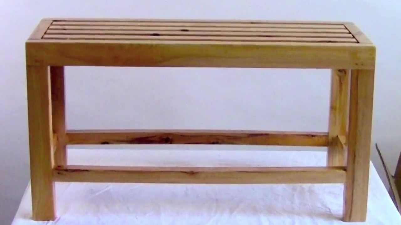 ALFI 26'' Wooden Bench for your Wooden Tub