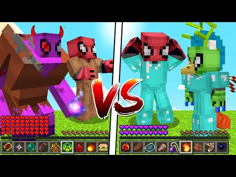 FAKİR MUTANT İKİZ VS ZENGİN MUTANT İKİZ! (999 ELMAS KAZANAN!) - Minecraft