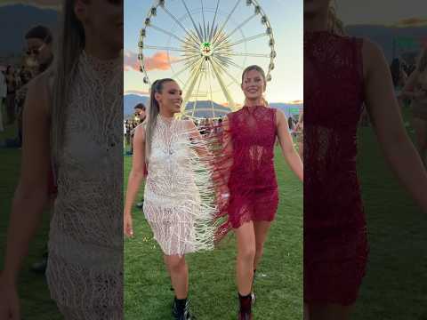 When you don’t wanna lose your friend at a festival 🎡🌵 #shorts #coachella #hannahstocking