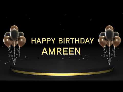 Wish you a very Happy Birthday Amreen