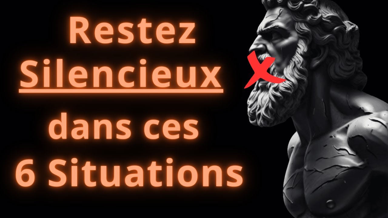 The Power of Silence: 6 Critical Life Situations Where You Must Remain Silent | Stoicism