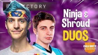 Ninja and Shroud Crush Duos!! - COD Black Ops 4 Blackout Gameplay