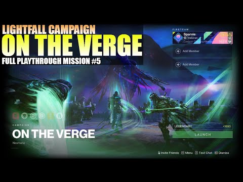 Legendary Lightfall Campaign Solo - Mission #5 "On The Verge" [Destiny 2 Lightfall]