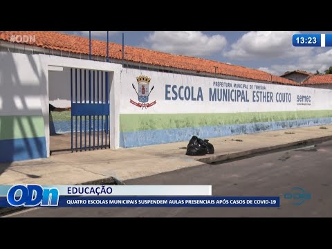 Quatro escolas municipais suspendem aulas presenciais apoÌs casos de Covid 19 25 10 2021