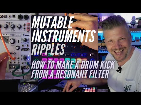 Mutable Instruments Ripples - How to make a drum sound from a filter