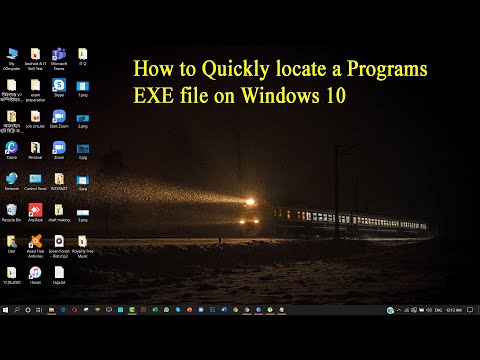 How to Quickly Locate a Program’s EXE file on Windows 10