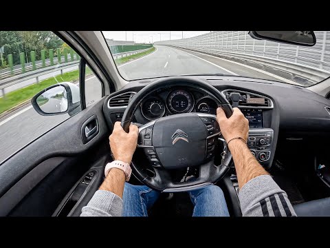 2010 Citroen C4 [1.6 HDI 92HP] |0-100| POV Test Drive #1341 Joe Black